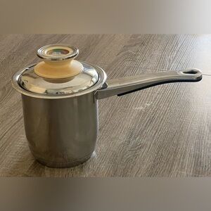 ZEPTER Stainless Steel 18/10 3 Litters Pan Skillet with Thermo Control Lid